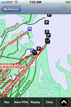 Breckenridge ski map - iPhone Ski App
