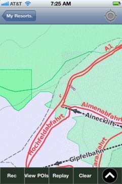 Aineck Katschberg ski map - iPhone Ski App