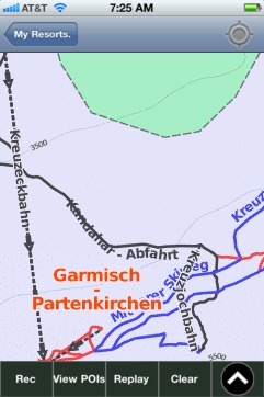 Garmisch-Partenkirchen ski map - iPhone Ski App