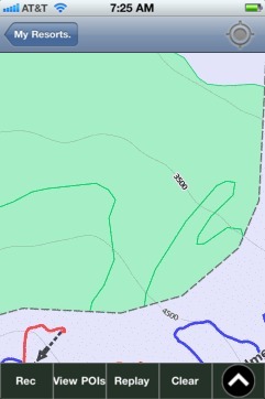 Golm ski map - iPhone Ski App