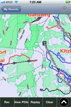 Soll ski map - iPhone Ski App