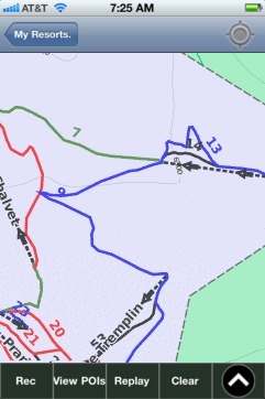 Montgenevre ski map - iPhone Ski App