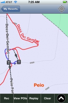 Peio ski map - iPhone Ski App