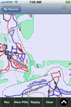 St Anton-Lech-Zurs ski map - iPhone Ski App