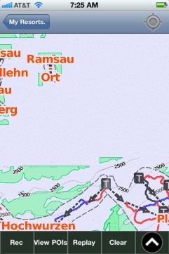 Hauser Kaibling ski map - iPhone Ski App