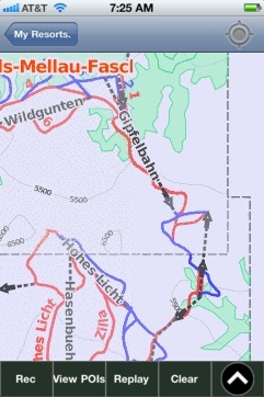 Faschina ski map - iPhone Ski App