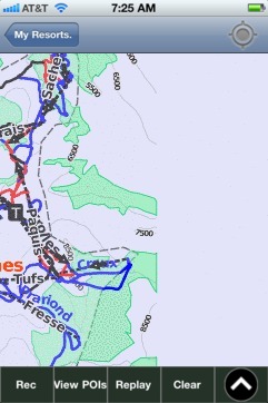 Tignes ski map - iPhone Ski App