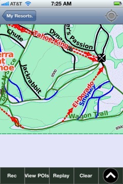 Sierra At Tahoe ski map - iPhone Ski App