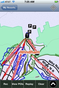 Windham ski map - iPhone Ski App