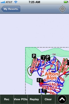 Afton Alps ski map - iPhone Ski App