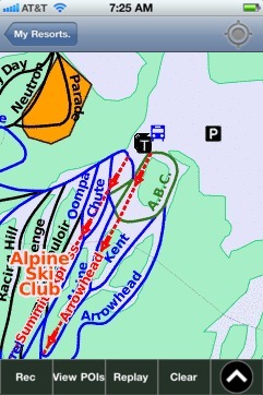 Alpine Ski Club(Ontario) ski map - iPhone Ski App