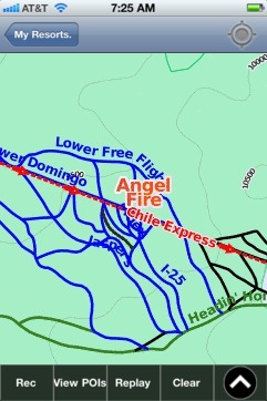 Angel Fire, NM ski map - iPhone Ski App