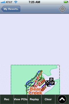 Bear Creek ski map - iPhone Ski App