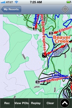 Beaver Creek ski map - iPhone Ski App