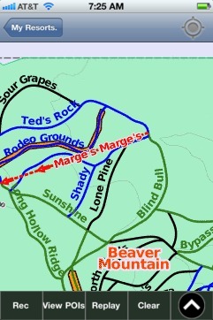 Beaver Mountain ski map - iPhone Ski App