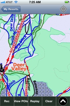 Deer Valley ski map - iPhone Ski App
