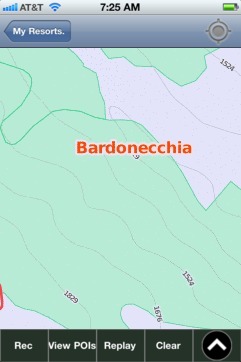 Bardonecchia ski map - iPhone Ski App