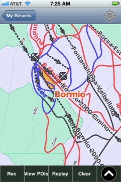 Bormio ski map - iPhone Ski App