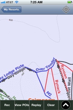 Cairngorm Mountain ski map - iPhone Ski App