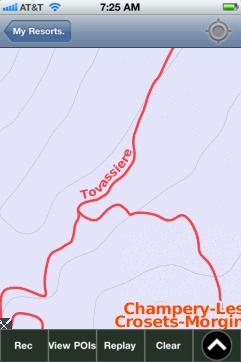 Champery-Les Crosets-Morgins ski map - iPhone Ski App