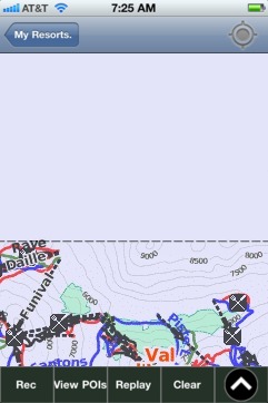 Espace Killy ski map - iPhone Ski App