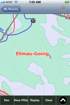 Ellmau-Going ski map - iPhone Ski App