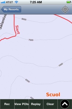 Scuol ski map - iPhone Ski App