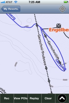 Engelberg ski map - iPhone Ski App