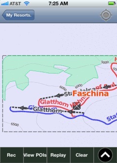 Faschina ski map - iPhone Ski App