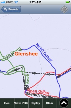 Glenshee ski map - iPhone Ski App