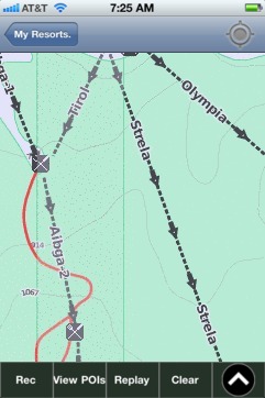 Gornaya Karusel ski map - iPhone Ski App