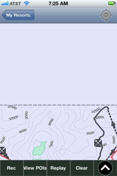 Gressoney-La-Trinite ski map - iPhone Ski App