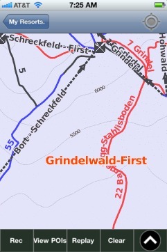 Grindelwald-First ski map - iPhone Ski App