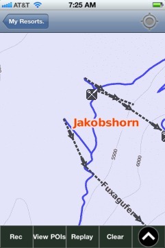 Jakobshorn ski map - iPhone Ski App