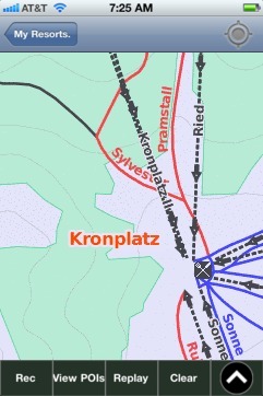 Kronplatz ski map - iPhone Ski App