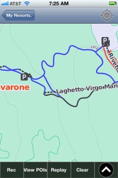 Lavarone ski map - iPhone Ski App