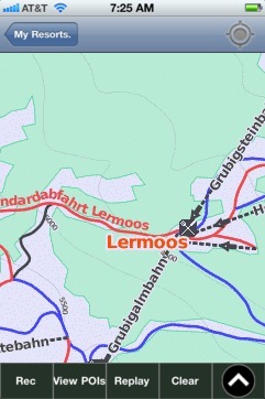 Lermoos ski map - iPhone Ski App