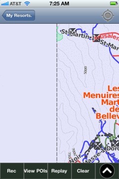 Les Menuires-Saint Martin de Belleville ski map - iPhone Ski App