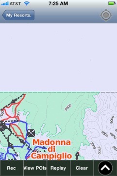Madonna di Campiglio ski map - iPhone Ski App