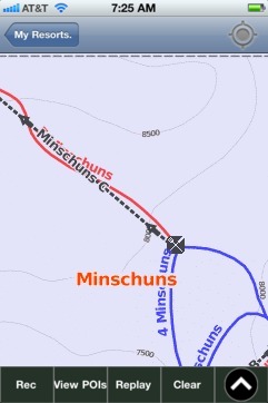 Minschuns ski map - iPhone Ski App