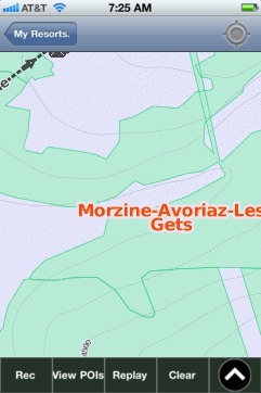 Morzine-Avoriaz-Les Gets ski map - iPhone Ski App