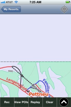 Pettneu ski map - iPhone Ski App