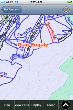 Piau-Engaly ski map - iPhone Ski App
