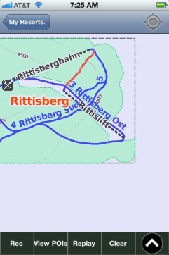 Rittisberg ski map - iPhone Ski App