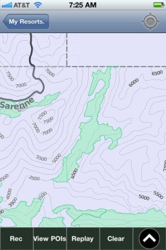 Alpe D'Huez-Les Deux Alpes ski map - iPhone Ski App