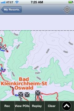 Bad Kleinkirchheim-St Oswald ski map - iPhone Ski App
