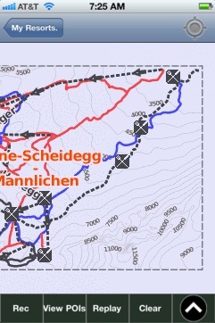 Jungfrau TopSki ski map - iPhone Ski App