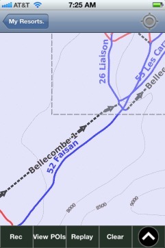 La Rosiere-La Thuile ski map - iPhone Ski App