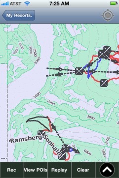 Zillertal ski map - iPhone Ski App