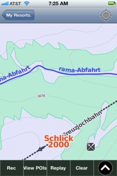 Schlick 2000 ski map - iPhone Ski App